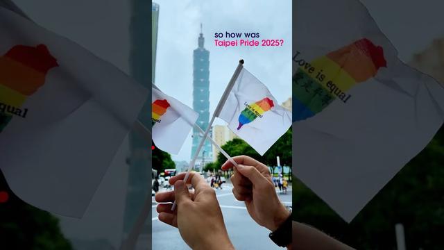 Taipei pride 2025 🌈 from making friends with random bears at breakfast to losing 30 ntd at a pokémon claw machine (worth it), to parading around taipei with taipei 101 views at every angle, to ending the night at a gay wedding on the dance floor…it was pure joy and chaos in the best possible way.

what makes taipei pride so special is how open and welcoming it is…anyone can join the parade, march, and celebrate. it’s easily one of the best prides in asia.

我們愛你，台北和台灣！

would you go to taipei pride next year? 🇹🇼💖